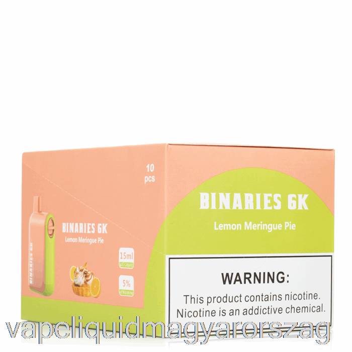 [10 Csomagos] Horizon Binárisok 6k 6000 Eldobható Vape E Cigi